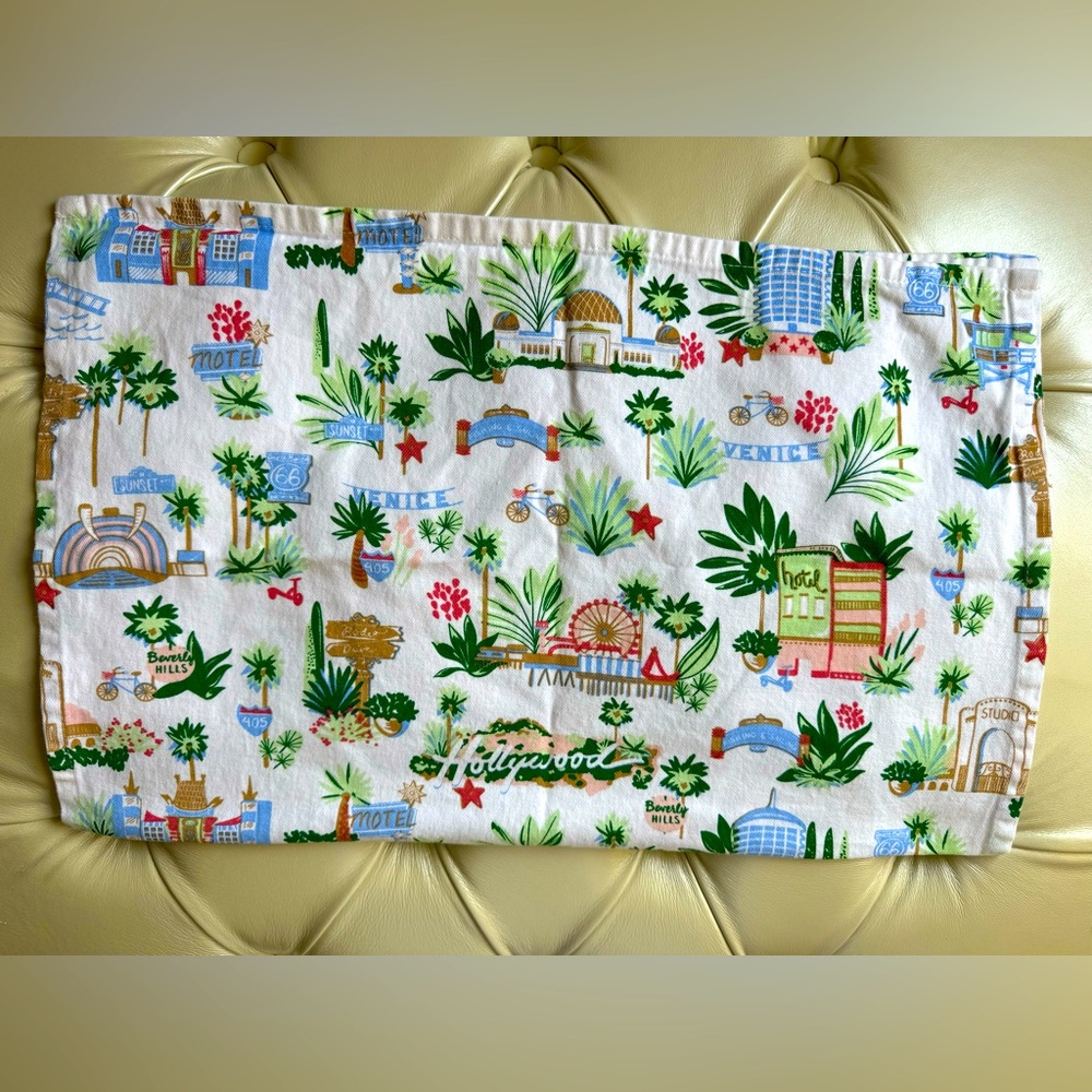 Molly & Rex Decorative Los Angeles Themed Towel